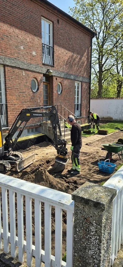 Dränering av villa